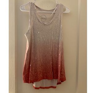NWOT Sequin tank top